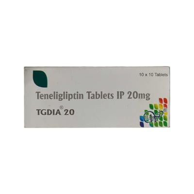 TGDIA 20mg Tablet 10's - Diabetes-Ant
