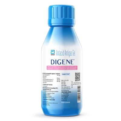 Digene Acidity & Gas Relief Gel - Mint Flavour 200 ml - Acidity