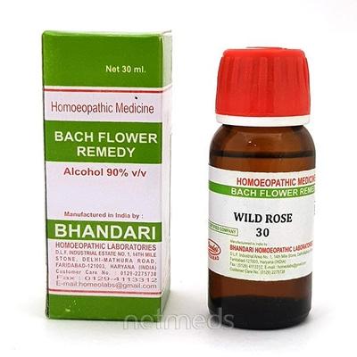 Bhandari Bach Flower Wild Rose 30 Liquid 30 ml - Bach Flower