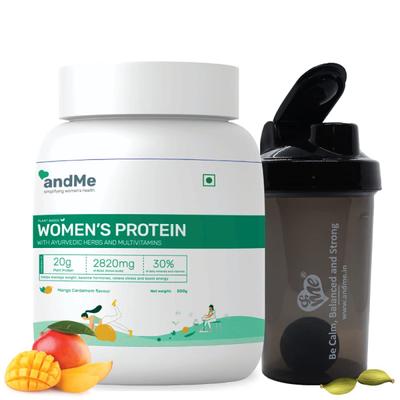andMe Women's Protein Powder - Mango Cardamom 500 gm - Protein Drink