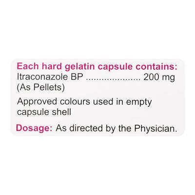 ITRACIP 200mg Capsule 10's - Fungal Infections-Anf