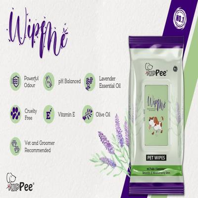 PupPee Wipe Me Pet Wipes 48's - Pet Grooming