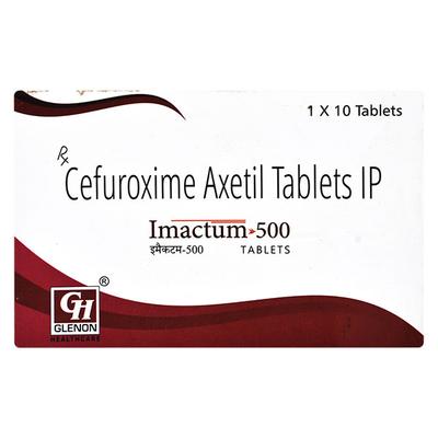 IMACTUM 500mg Tablet 10's - Bacterial Infections-Cep
