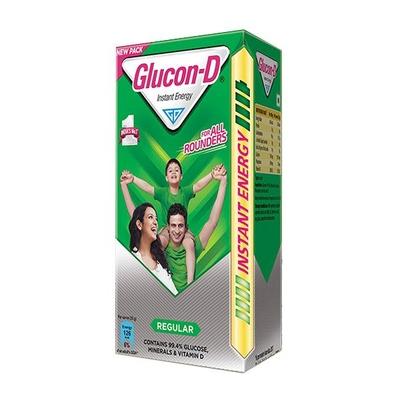 Glucon-D Instant Energy Powder - Regular (Refill) 250 gm - Energy Drinks