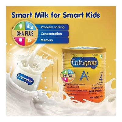 Enfagrow Nutritional Milk Powder A+ Stage 4 (2+ Years) - Vanilla Flavour 750 gm (Refill Pack) - Baby And Infant Supplements