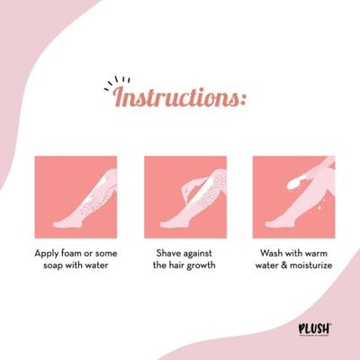 Plush Body Hair Removal Razor For Women 1's - Hair Removal Accessories