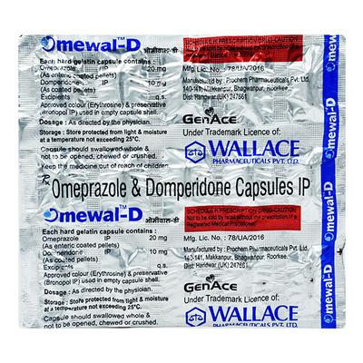 OMEWAL D Capsule 15's - Ulcer/Reflux/Flatulence-Aaa