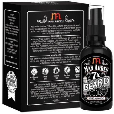 Man Arden 7X Beard Oil - Sandalwood 30 ml - Beard Oil