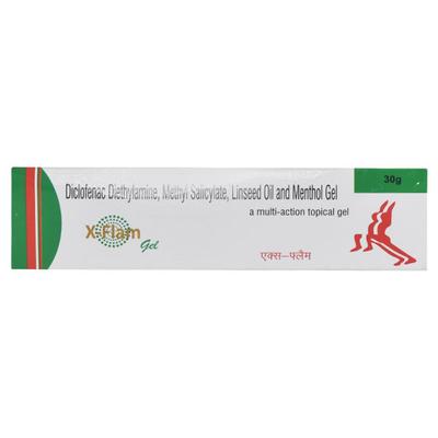 X FLAM Gel Gel(Topical) 30gm - Pain relief-Nsa