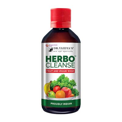 Dr.Vaidya's Herbo Cleanse Fruit and Veggie Wash Liquid (Pack of 2 x 200 ml) - Personal Care (Ayush)
