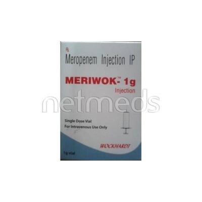 Meriwok 1000mg Injection 1'S - Bacterial Infections-OBL