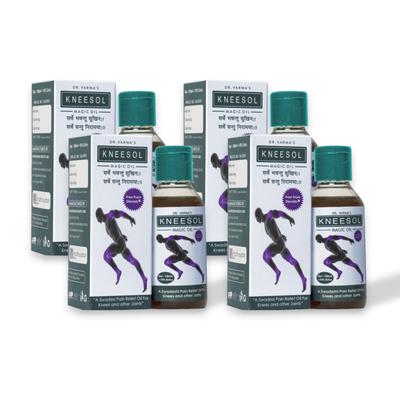 Dr. Varma's Kneesol Magic Oil (Pack of 4 x 110 ml) - Pain Relief (Ayush)