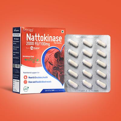Origins Nutra Nattokinase 2000 FU/100 mg Veg Capsule (Pack of 2 x 15's) - Multi-Vitamins
