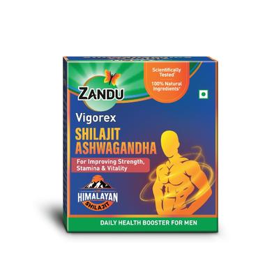 Zandu Vigorex Shilajit Ashwagandha Capsule 60's - Sexual Healthcare