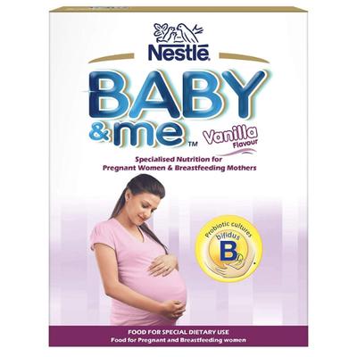 Nestle Baby & Me Vanilla Flavour Powder 400 gm (Refill Pack) - Baby And Infant Supplements