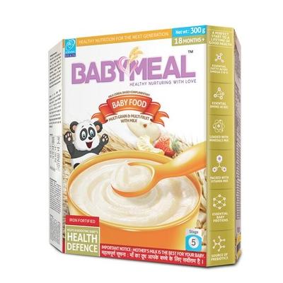 Babymeal (18+ Months) Multi Grain Multi Fruit with Milk Powder 300 gm - Baby And Infant Supplements