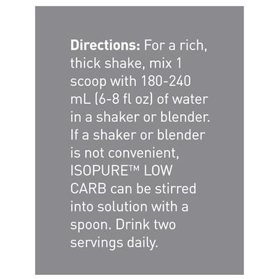 Isopure Zero Carb Protein Powder - Cookies & Cream Flavour 7.5 lb - Workout Essentials