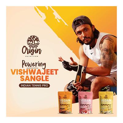 Origin Nutrition Vegan Protein Powder - Chocolate Flavour 750 gm - Whey Proteins