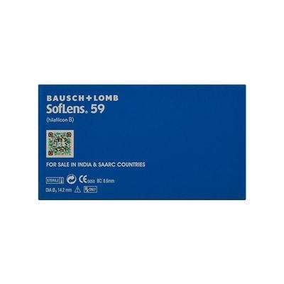 Bausch & Lomb SofLens 59 Monthly Contact Lens - 6 Lens/Box (-5.0) - Eyecare Lenses