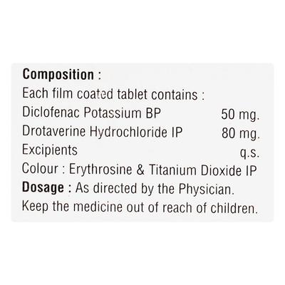 DROZA D Tablet 10's - Muscle Spasm-Ant