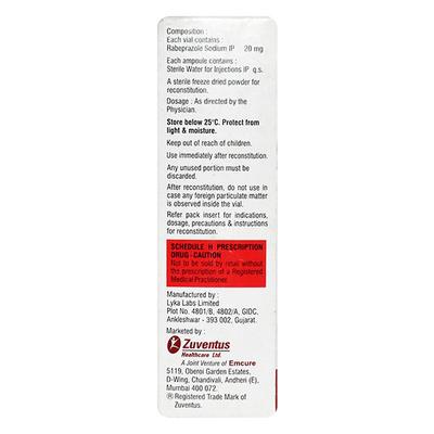 Rabifast 20mg Injection 10ml (N) - Ulcer/Reflux/Flatulence-Aaa
