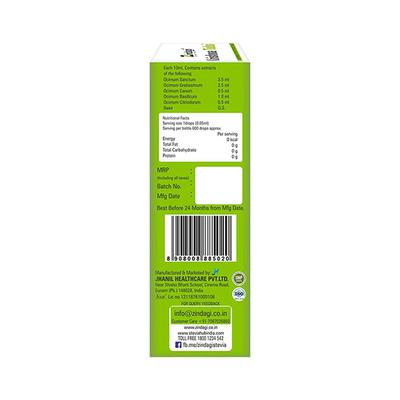 Zindagi Krishna Tulsi Extract Liquid 30 ml - Herbal Dietary Supplement