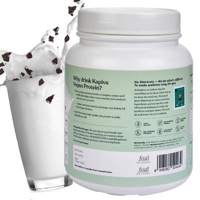 Kapiva Vegan Protein Powder - Cookies & Cream 1 kg - Speciality Medicines