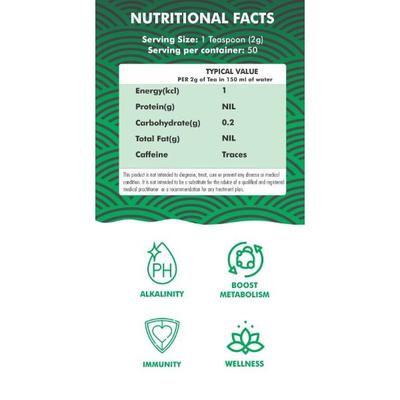 Innoveda Amla Ginger Green Tea Whole tea leaves 100 gm - Teas
