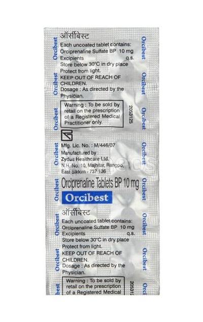Orcibest 10mg Tablet 10'S - Asthma/COPD-Ast