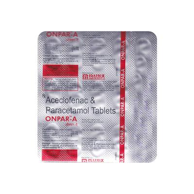 ONPAR A Tablet 15's - Pain relief-Nsa