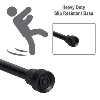 MCP Jindal Height Adjustable Walking Stick - Black - Wheelchairs & Walking Sticks