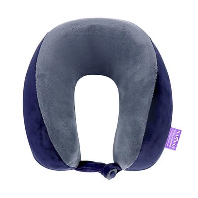 VIAGGI U Shape Super Soft Memory Foam Travel Neck Pillow - Navy Grey - Others Ortho Supports