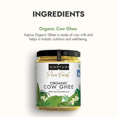 Kapiva Organic Cow Ghee 500 ml - Health Products