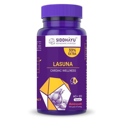 Siddhayu Lasuna Tablet 60's + 20's - Pure Herbs