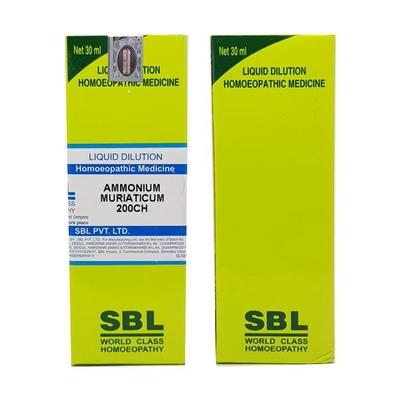 SBL Ammonium Muriaticum 200 Liquid 30 ml - Dilutions