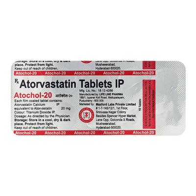ATOCHOL 20 Tablet 10's - High Cholesterol-Dys