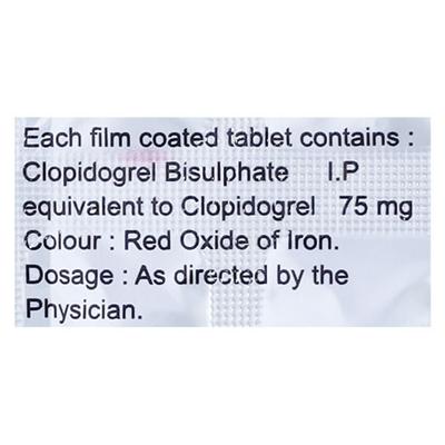 CLOPIRISE 75 Tablet 10's - Blood Clot-Ant