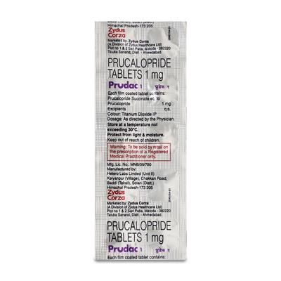 Prudac 1mg Tablet 10'S - Constipation-Lax