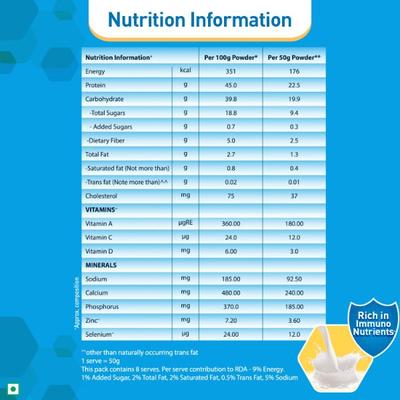 Nestle Resource High Protein Powder - Vanilla Flavour 400 gm (Pet Jar) - Protein Drink