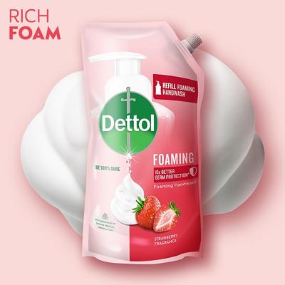 Dettol Foaming Handwash - Strawberry (Refill) 700 ml - Hand Sanitizer
