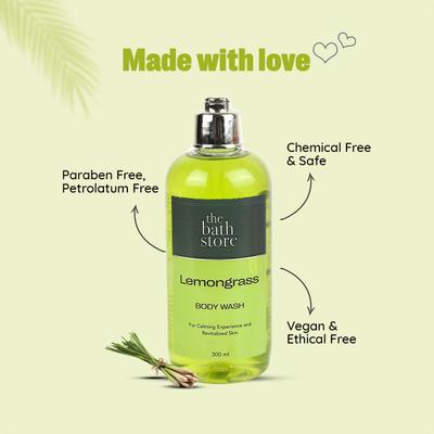 The Bath Store Lemongrass Body Wash 300 ml - Shower Gels & Body Wash