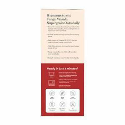 Kapiva Tangy Masala Supergrain Oats - Daily Wellness 380 gm - Health Products