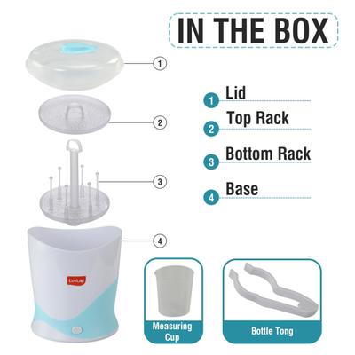 LuvLap Elegant Steam Sterilizer 1's - Baby Safety