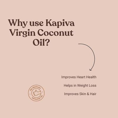 Kapiva Kerala Virgin Coconut Oil 500 ml - Personal Care (Ayush)