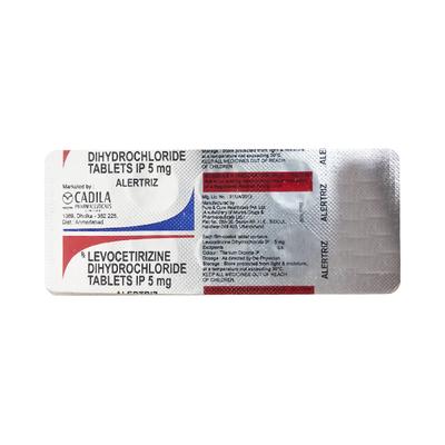 Alertriz 5mg Tablet 10'S - Allergies-Ant