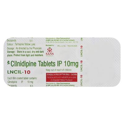 LNCIL 10 Tablet 10's - Hypertension-Cal