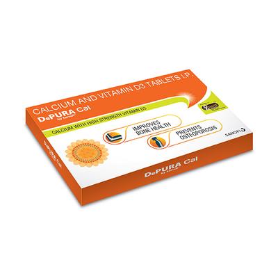 DePURA Cal Tablets 10's - Calcium And Minerals