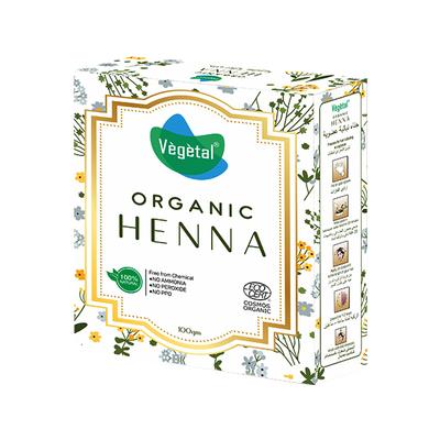 Vegetal Organic Henna Powder 100 gm - Powder