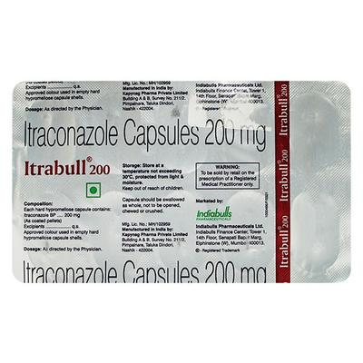 ITRABULL 200mg Capsule 10's - Fungal Infections-Anf