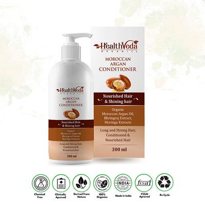 Health Veda Moroccan Argan Conditioner 300 ml - Conditioners